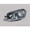 TYC VW Golf VII/1 2012.10.01-2016.10.31 Fényszóró H7/H15 bal, fekete h. (motorral) TYC (11V2)