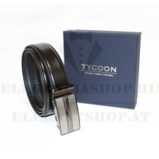  Tycoon férfi bőr öv - Fekete ajándéktárgy