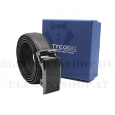  Tycoon férfi bőr öv - Fekete ajándéktárgy