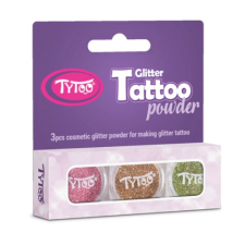 TyToo - Csillámpor szett - Rózsaszín, arany, pezsgő 3x2,5 ml baba