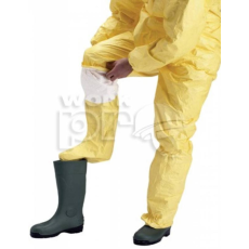 Tyvek Dupont Overál Tychem C lábfejvédős nagynyomású vegyszerálló kapucnis sárga 2XL