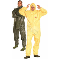 Tyvek Dupont Overál Tychem C nagynyomású vegyszerek radioaktív veszélyek ellen sárga XL munkaruha