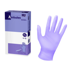 TZMO Ambulex nitril gumikesztyű lila XL gyógyászati segédeszköz