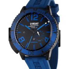 U-Boat 9669 Sommerso Blue IPB Automatic Mens Watch 46mm 30ATM, karóra