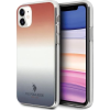 U.S. POLO ASSN. US Polo Gradient Pattern Collection iPhone 11 Telefon tok - Kék/Piros (69096-uniw)
