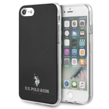 U.S. POLO ASSN. US Polo USHCI8TPUBK iPhone 7/8 / SE 2020 fekete fényes telefontok tok és táska
