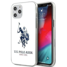U.S. POLO ASSN. US Polo USHCP12LTPUHRWH iPhone 12 6,7&quot; Pro Max fehér fényes Big Logo telefontok tok és táska