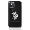 U.S. Polo US Polo Assn Shiny Big Logo Apple iPhone 12 Pro Max Szilikon Tok - Fekete (USHCP12LTPUHRBK)