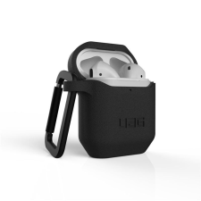 UAG Airpods szilikon tok, fekete fülhallgató, fejhallgató tok