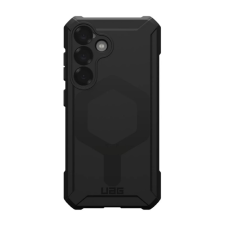 UAG ESSENTIAL szilikon telefonvédő (erős ütésállóság. légpárnás sarok. MagSafe) FEKETE tok és táska