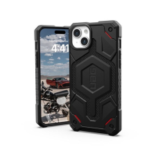 UAG Monarch Pro MagSafe Apple iPhone 15 Plus hátlap tok, kevlár fekete tok és táska