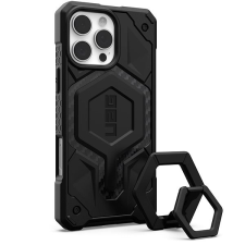 UAG Monarch Pro Magsafe Carbon Fiber/Black Stand iPhone 16 Pro Max tok tok és táska