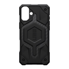UAG MONARCH PRO szilikon telefonvédő (erős ütésállóság. karbon minta. MagSafe) FEKETE tok és táska