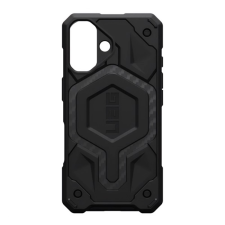 UAG MONARCH PRO szilikon telefonvédő (erős ütésállóság. karbon minta. MagSafe) FEKETE tok és táska