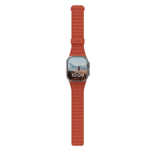 UAG Pathfinder Apple Watch 49mm/46mm/45mm/44mm/42mm szíj, titanium szürke / piros okosóra kellék