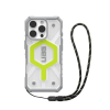 UAG Pathfinder iPhone 16 Pro Clear Magsafe tok, Active Neon Lanyard