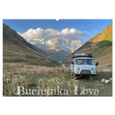  UAZ 452 Buchanka Love (Wandkalender 2024 DIN A2 quer), CALVENDO Monatskalender naptár, kalendárium