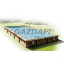 UBBINK Linea 500x800x140cm Medence Kék Fóliával medence