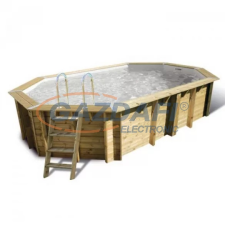 UBBINK Ocea 355x550x120cm Medence Homok Színű Fóliával medence