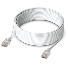 Ubiquiti Etherlighting Patch Cable Cat.6, 8 m, fehér kábel és adapter