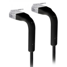 Ubiquiti UTP CAT6 Összekötő Fekete 10cm U-CABLE-PATCH-RJ45-BK-50 kábel és adapter