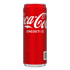 Üdítőital szénsavas COCA-COLA dobozos 0,33L DRS üdítő, ásványviz, gyümölcslé