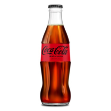 Üdítőital szénsavas COCA-COLA Zero üveges 0,25L DRS üdítő, ásványviz, gyümölcslé