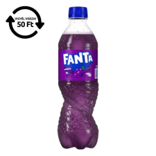 Üdítőital szénsavas FANTA Vörösszőlő Zero 0,5L DRS üdítő, ásványviz, gyümölcslé