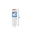 UFI légszűrő 27.384.00