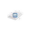 UFI légszűrő 30.C40.00