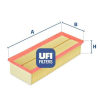 UFI Légszűrő UFI 30.187.00