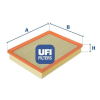 UFI Légszűrő UFI 30.197.00