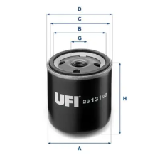 UFI olajszűrő 23.131.00 autóalkatrész
