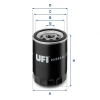 UFI olajszűrő 23.242.00