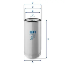 UFI olajszűrő 23.288.00 autóalkatrész