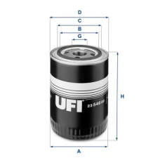 UFI olajszűrő 23.546.00 autóalkatrész
