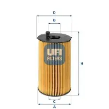 UFI olajszűrő 25.066.00 autóalkatrész