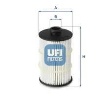 UFI olajszűrő 25.090.00 autóalkatrész