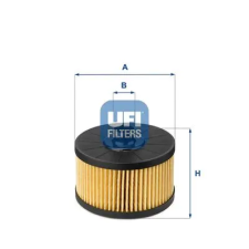 UFI olajszűrő 25.145.00 autóalkatrész