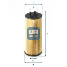 UFI olajszűrő 25.185.00 autóalkatrész