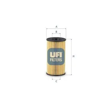 UFI olajszűrő 25.267.00 autóalkatrész