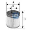 UFI olajszűrő 25.553.00