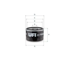 UFI olajszűrő UFI 23.759.00 autóalkatrész