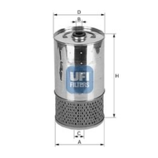UFI Olajszűrő UFI 25.499.00 olajszűrő