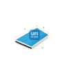 UFI szűrő, utastér levegő 34.131.00