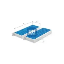 UFI szűrő, utastér levegő 34.254.00 autóalkatrész