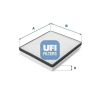 UFI szűrő, utastér levegő 53.057.00