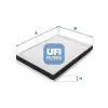 UFI szűrő, utastér levegő 53.064.00