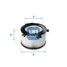UFI szűrő, utastér levegő 53.067.00 autóalkatrész