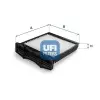 UFI szűrő, utastér levegő 53.105.00